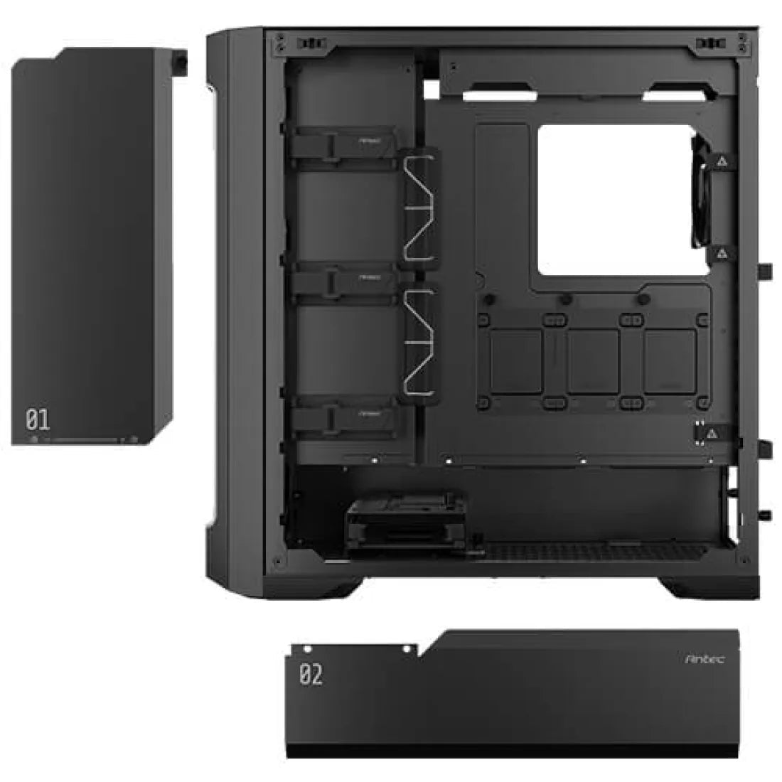 Antec Performance 1 FT Full Tower E - ATX Case 4 Fan Black - AHW Store