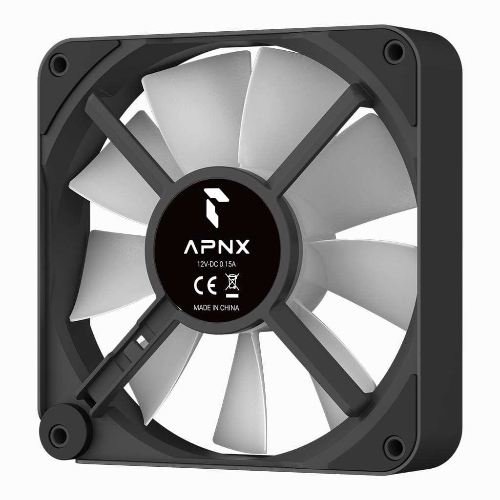 APNX FP2 120mm Reverse ARGB Fan Black - AHW Store