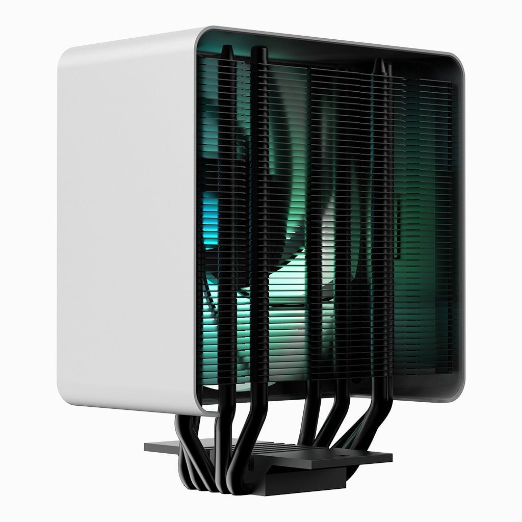 APNX Icicle AP1-V ARGB CPU Air Cooler White - AHW Store