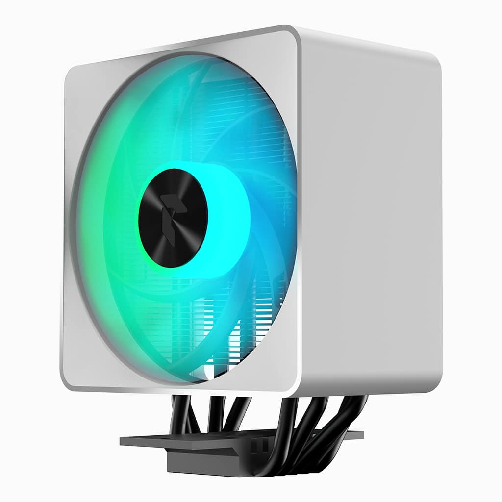 APNX Icicle AP1-V ARGB CPU Air Cooler White - AHW Store
