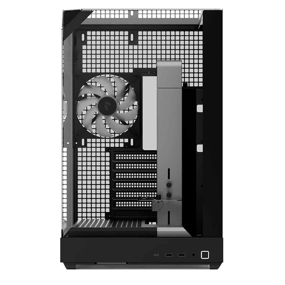 APNX V2 ARGB Mid Tower Case 4 Fan ARGB Black - AHW Store