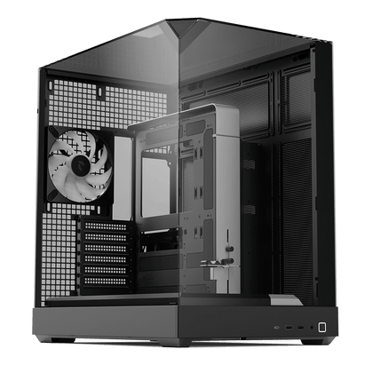 APNX V2 ARGB Mid Tower Case 4 Fan ARGB Black - AHW Store