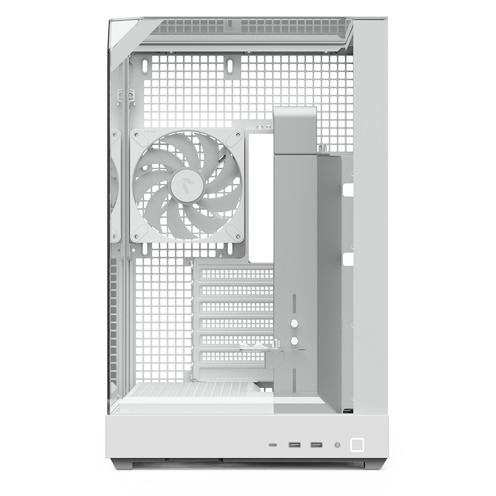 APNX V2 ARGB Mid Tower Case 4 Fan ARGB White - AHW Store