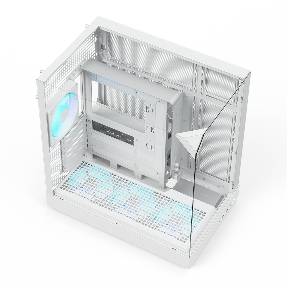 APNX V2 ARGB Mid Tower Case 4 Fan ARGB White - AHW Store