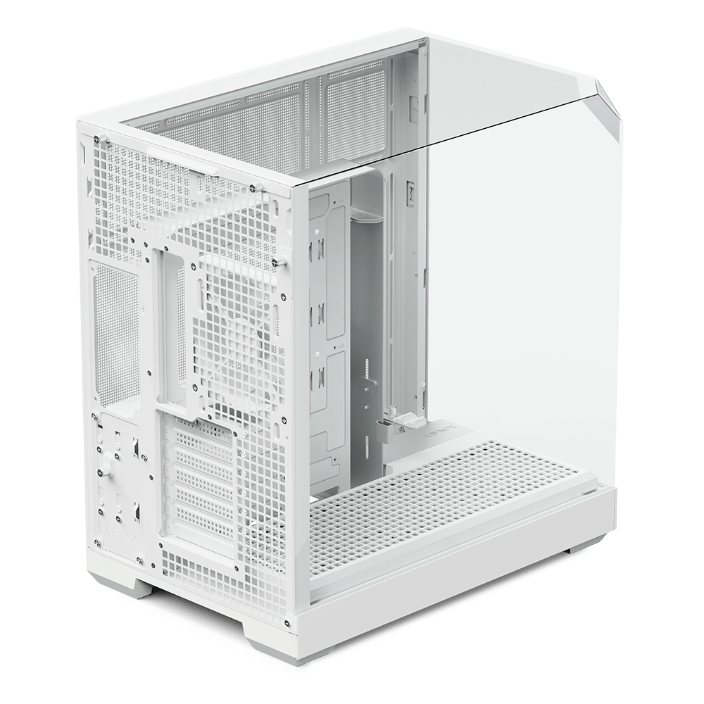 APNX V2 ARGB Mid Tower Case 4 Fan ARGB White - AHW Store