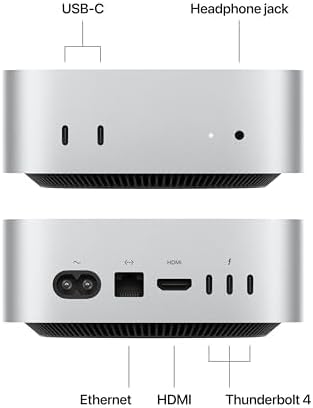 Apple 2024 Mac mini M4 24GB 512GB Silver - AHW Store