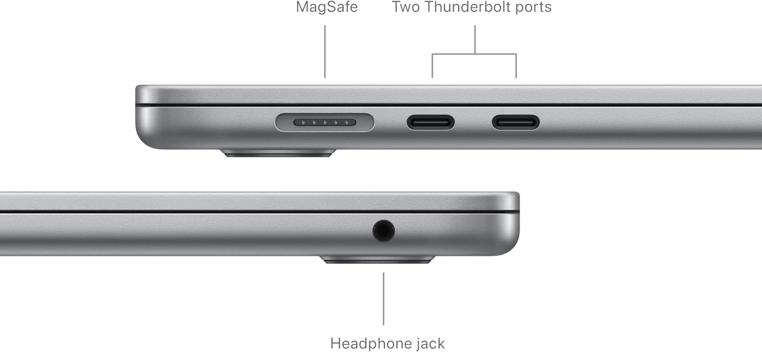 Apple 2024 MacBook Air (15 - inch, Apple M3 chip with 8‑core CPU and 10‑core GPU, 8GB Unified Memory, - AHW Store