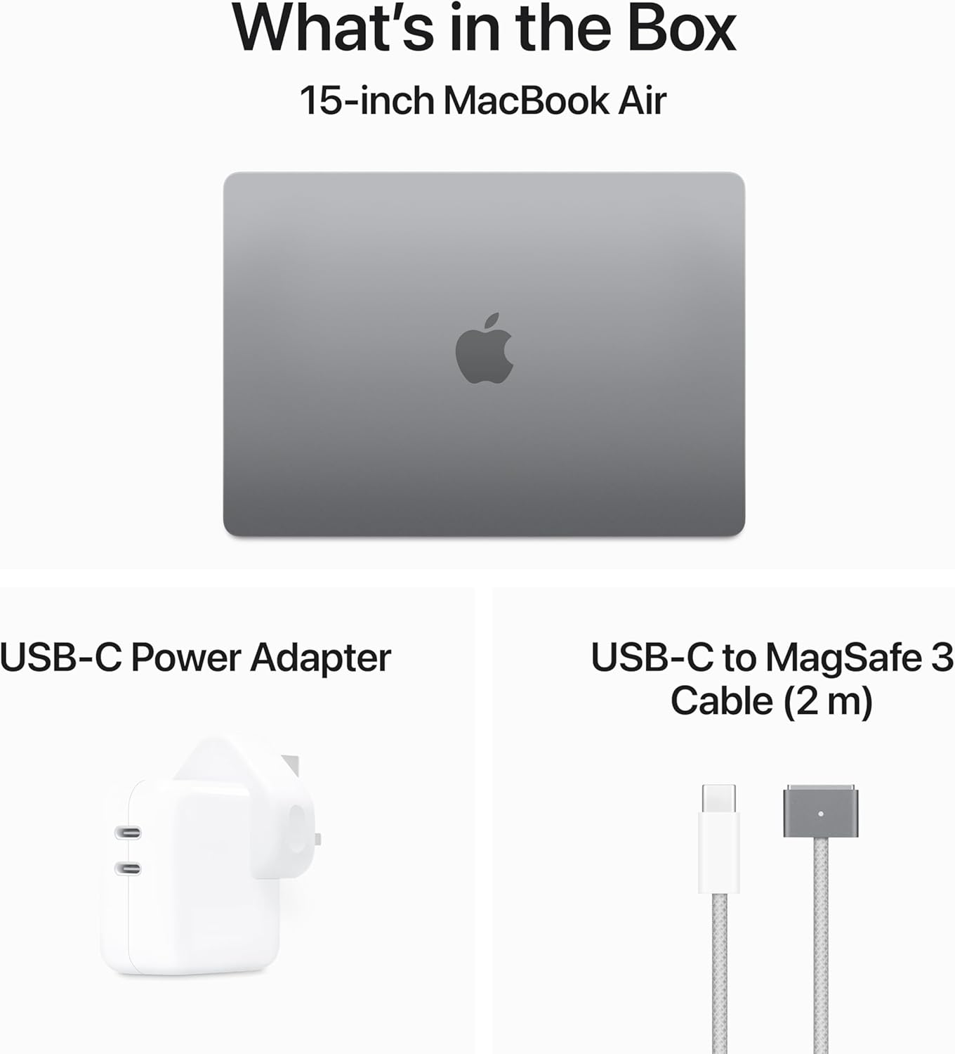 Apple 2024 MacBook Air (15 - inch, Apple M3 chip with 8‑core CPU and 10‑core GPU, 8GB Unified Memory, - AHW Store