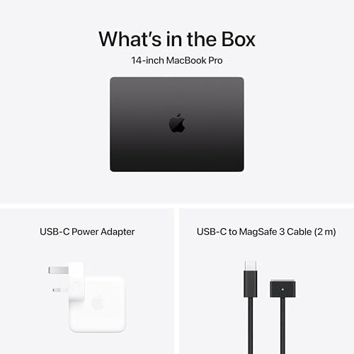 Apple 2024 MacBook Pro (14 - inch, Apple M4 chip with 10 - core CPU and 10 - core GPU, 16GB Unified Memory - AHW Store