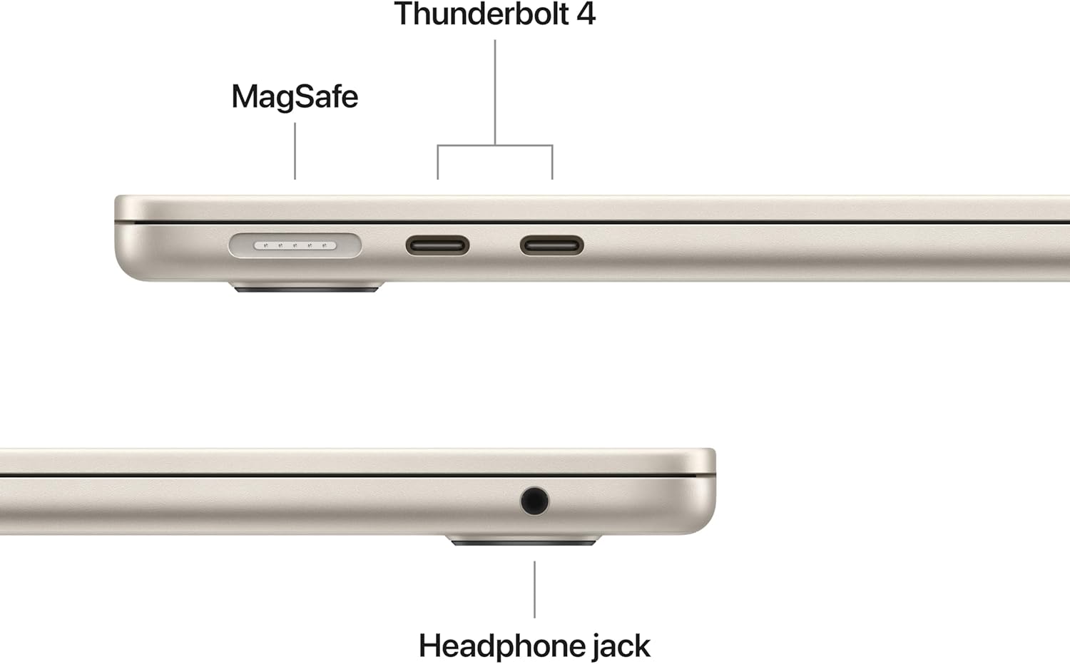 Apple 2025 MacBook Air (13 - inch, Apple M4 chip with 10 - core CPU and 10 - core GPU, 16GB Unified Memory - AHW Store