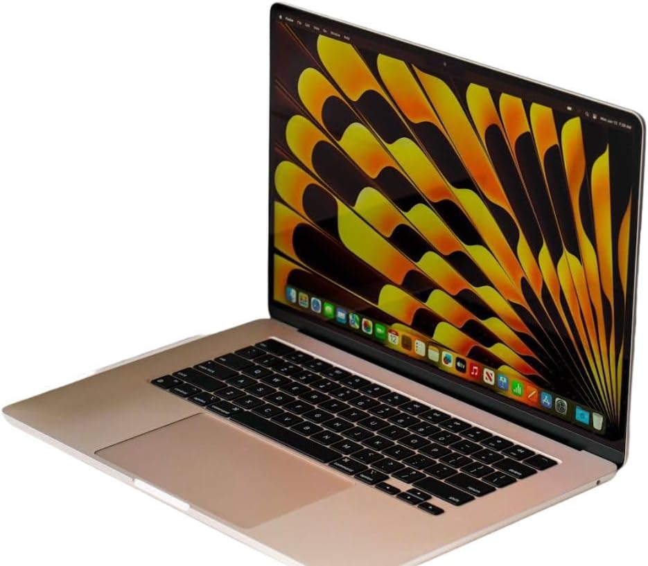 Apple 2025 MacBook Air (15 - inch, Apple M4 chip with 10 - core CPU and 10 - core GPU, 16GB Unified Memory - AHW Store