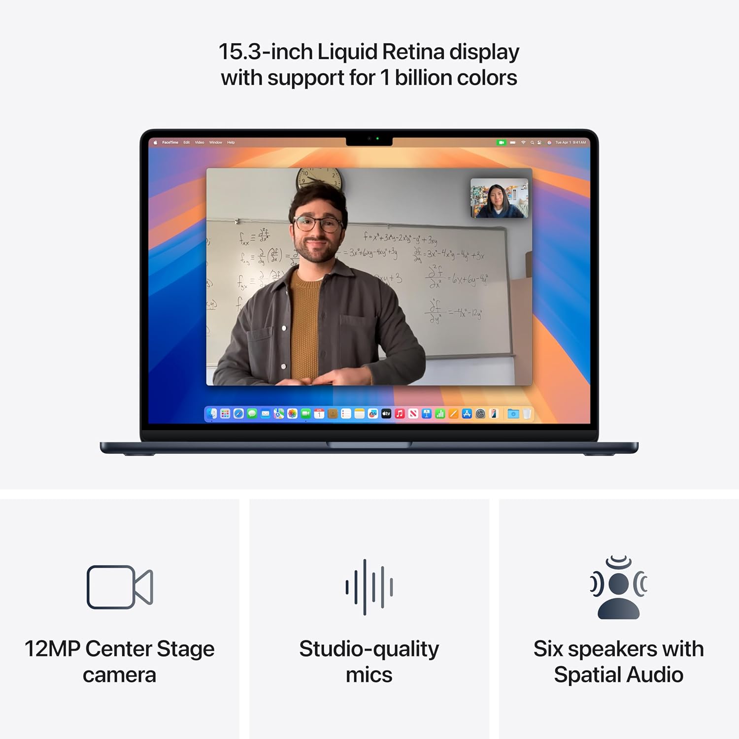 Apple 2025 MacBook Air 15 - inch Laptop with M4 chip: Built for Apple Intelligence, 15.3 - inch Liquid R - AHW Store