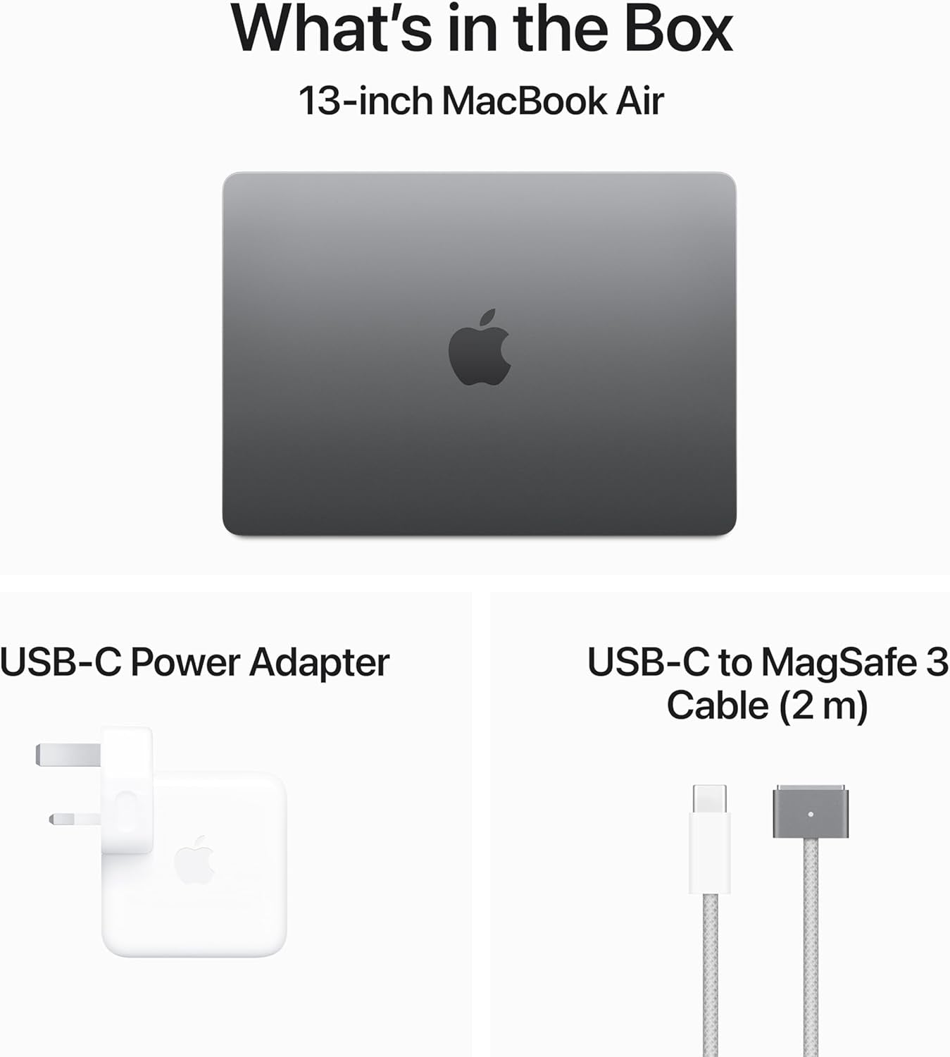 Apple MacBooK Air 13 M3/8C CPU/8C GPU/8GB/256GB/Space Gray - AHW Store