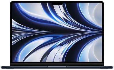 Apple MacBook Air Laptop M2 chip 16GB RAM 256GB SSD 13.6 - inch Retina Display Midnight - AHW Store