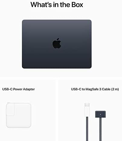 Apple MacBook Air Laptop M2 chip 16GB RAM 256GB SSD 13.6 - inch Retina Display Midnight - AHW Store
