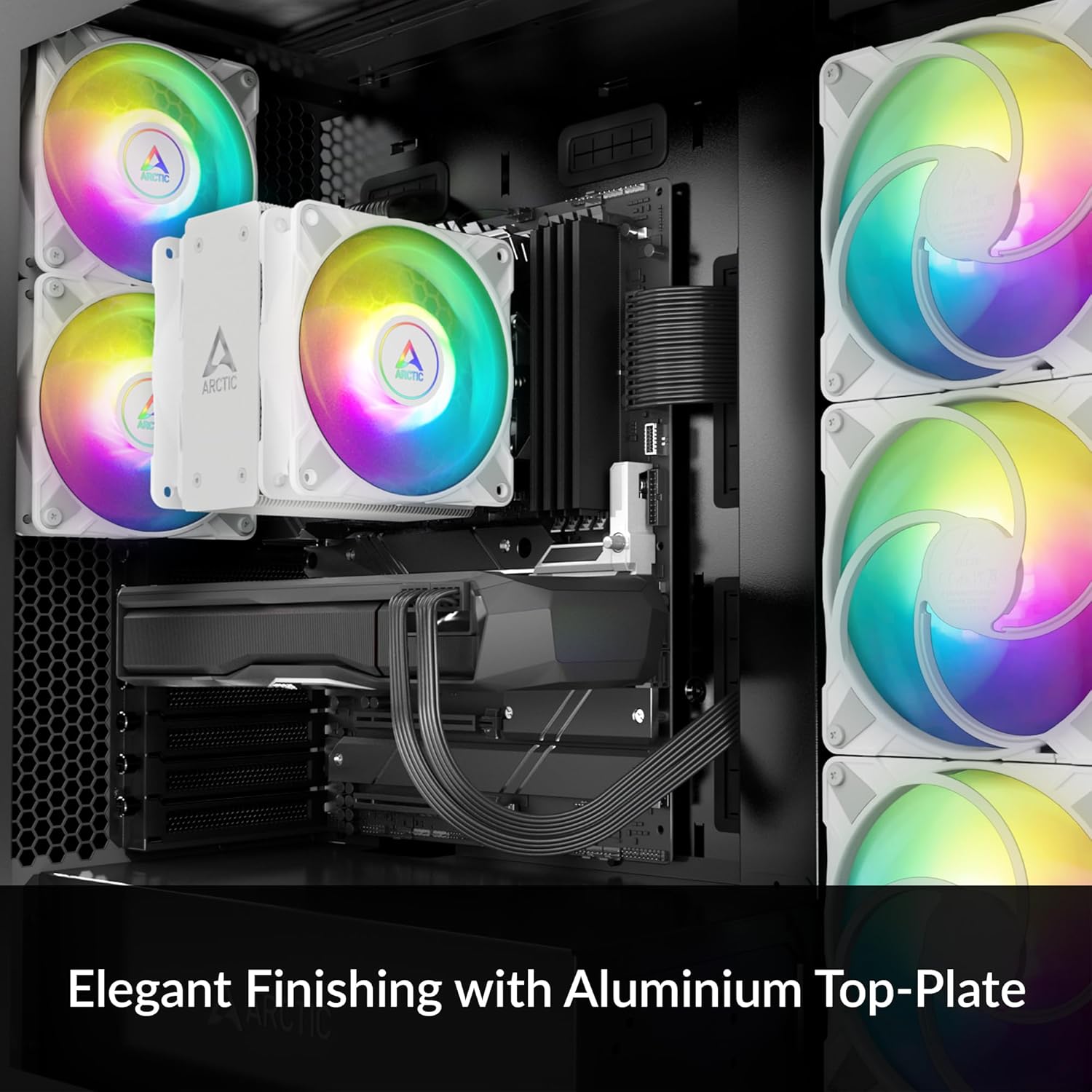 ARCTIC Freezer 36 A - RGB - Single Tower CPU Fan with Push - Pull, Two 120mm P Fans with Optimized Press - AHW Store