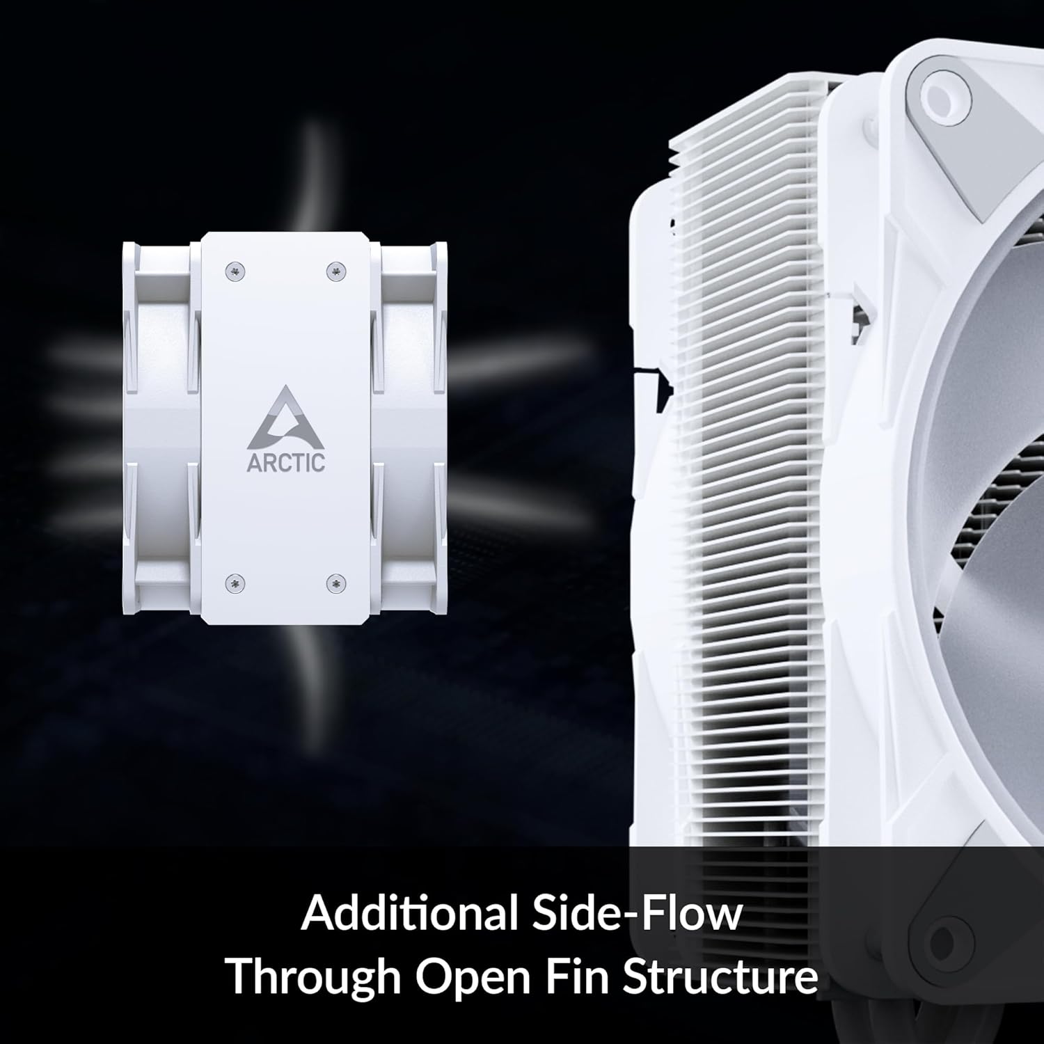 ARCTIC Freezer 36 A - RGB - Single Tower CPU Fan with Push - Pull, Two 120mm P Fans with Optimized Press - AHW Store