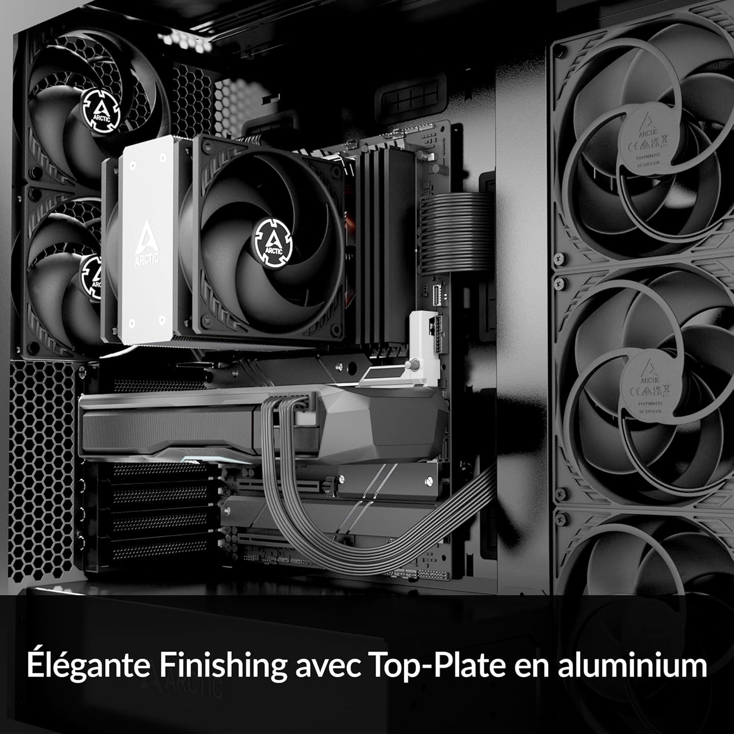 ARCTIC Freezer 36 CO - Single - Tower CPU Cooler with Push - Pull, Two Pressure - optimised 120 mm P Fans, - AHW Store