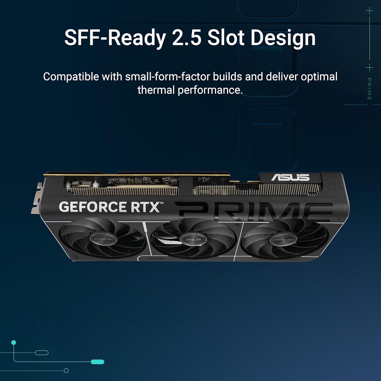 ASUS Prime GeForce RTX 5070 Ti OC 16G GDDR7 Graphics Card - PCIe 5.0,2527MHz Boost Clock, 1 x HDMI 2 - AHW Store