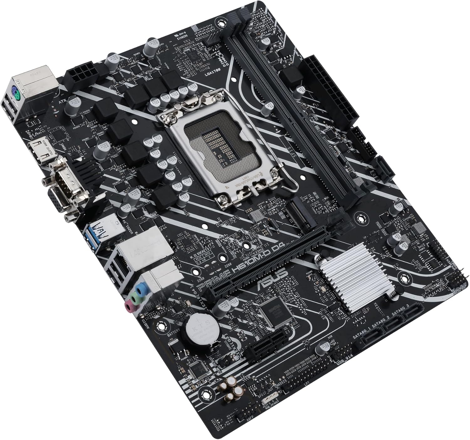 ASUS PRIME H610M - D D4 Motherboard mATX, Intel H610, LGA1700, DDR4, PCI 4.0, Realtek 1Gb Ethernet, Re - AHW Store