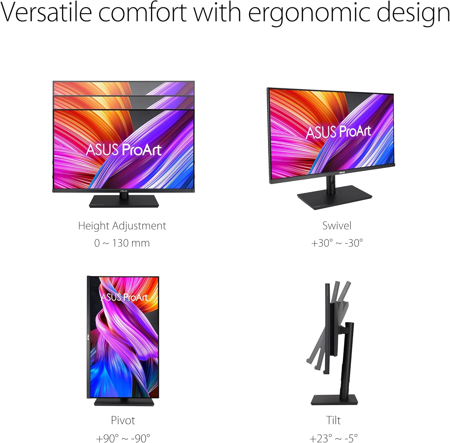 ASUS ProArt PA328QV Professional Monitor 32 Inch IPS 2K 75Hz 5ms Black - AHW Store