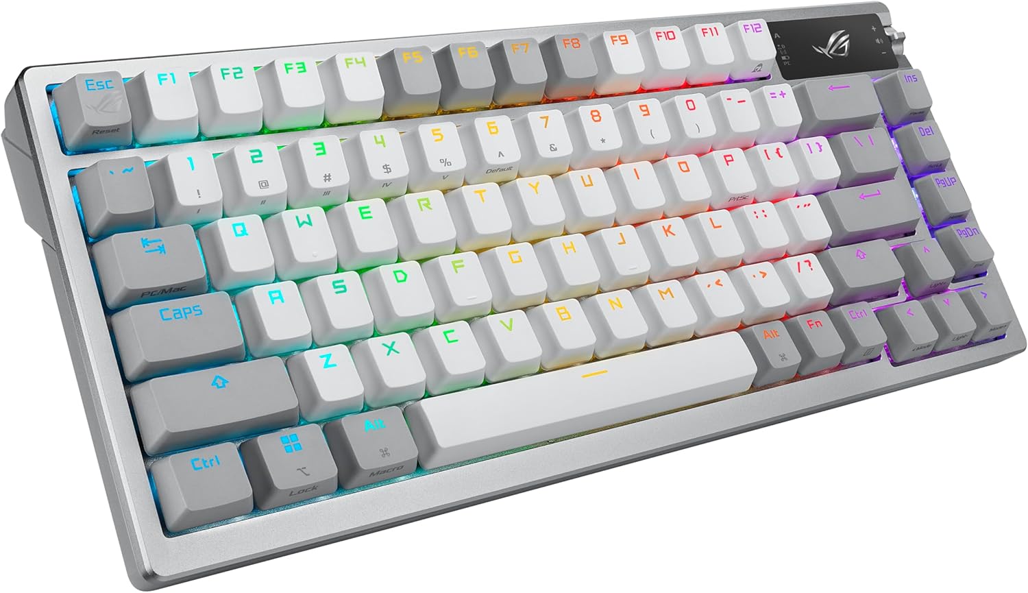 ASUS ROG Azoth 75 Wireless DIY Custom Gaming Keyboard, OLED display, Gasket - Mount, Three - Layer Dampe - AHW Store