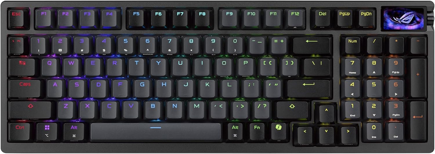 ASUS ROG Azoth 96 HE Wireless Hall Effect Gaming Keyboard – 96% Full - Size, Tri - Mode, Hot Swappable M - AHW Store
