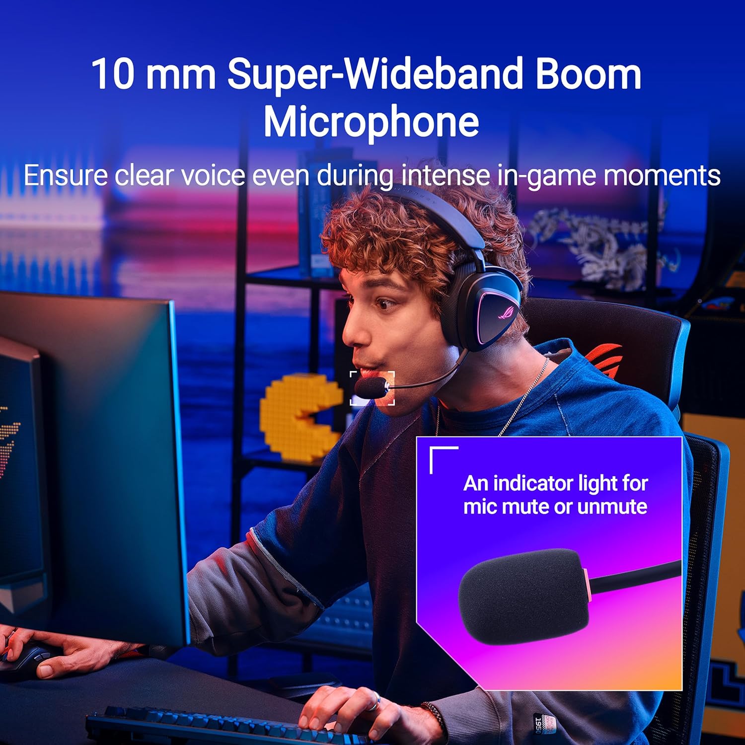 ASUS ROG Delta II Wireless Gaming Headset (BT, ROG SpeedNova 2.4GHz, 3.5mm, 50mm Titanium - Plated Dri - AHW Store