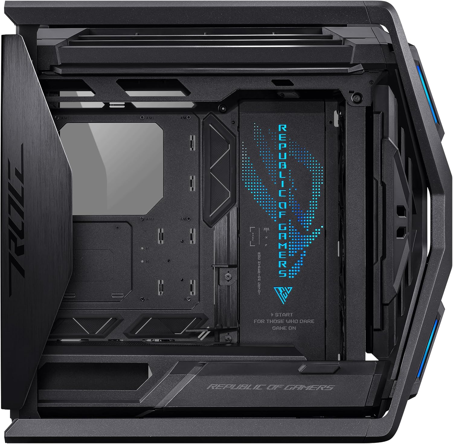 ASUS ROG GR701 FAN ALUMINIUM - STEEL ALLOY TEMPERED GLASS USB 3.2 EATX/ATX/MINI - ATX/MICRO - ATX BTF ED - AHW Store