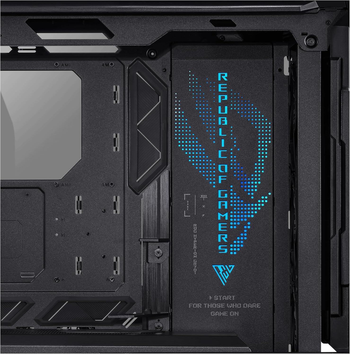 ASUS ROG GR701 FAN ALUMINIUM - STEEL ALLOY TEMPERED GLASS USB 3.2 EATX/ATX/MINI - ATX/MICRO - ATX BTF ED - AHW Store