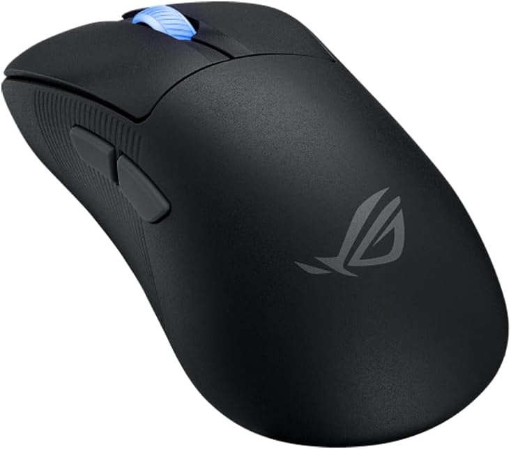 ASUS ROG Keris II Ace Wireless Gaming Mouse 42000 DPI 54g Ultra Lightweight AimPoint Pro Optical Sensor Optical Micro Switches SpeedNova ROG Polling Rate Booster Esports - Black - AHW Store