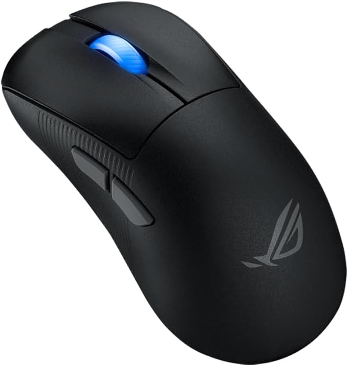 ASUS ROG Keris II Ace Wireless Gaming Mouse 42000 DPI 54g Ultra Lightweight AimPoint Pro Optical Sensor Optical Micro Switches SpeedNova ROG Polling Rate Booster Esports - Black - AHW Store