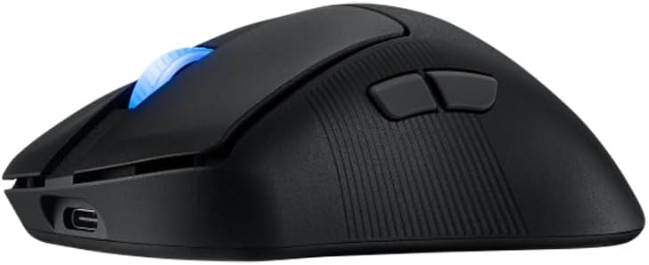ASUS ROG Keris II Ace Wireless Gaming Mouse 42000 DPI 54g Ultra Lightweight AimPoint Pro Optical Sensor Optical Micro Switches SpeedNova ROG Polling Rate Booster Esports - Black - AHW Store