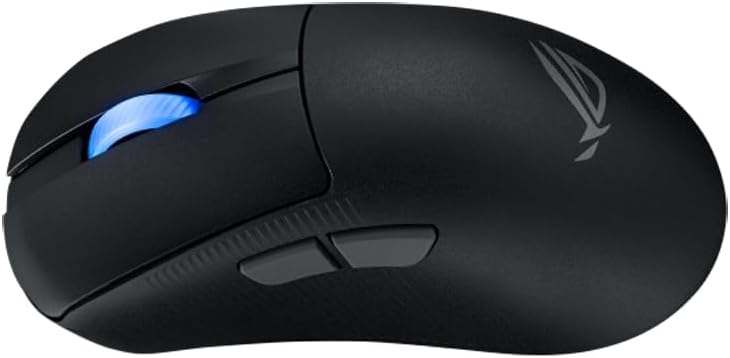 ASUS ROG Keris II Ace Wireless Gaming Mouse 42000 DPI 54g Ultra Lightweight AimPoint Pro Optical Sensor Optical Micro Switches SpeedNova ROG Polling Rate Booster Esports - Black - AHW Store