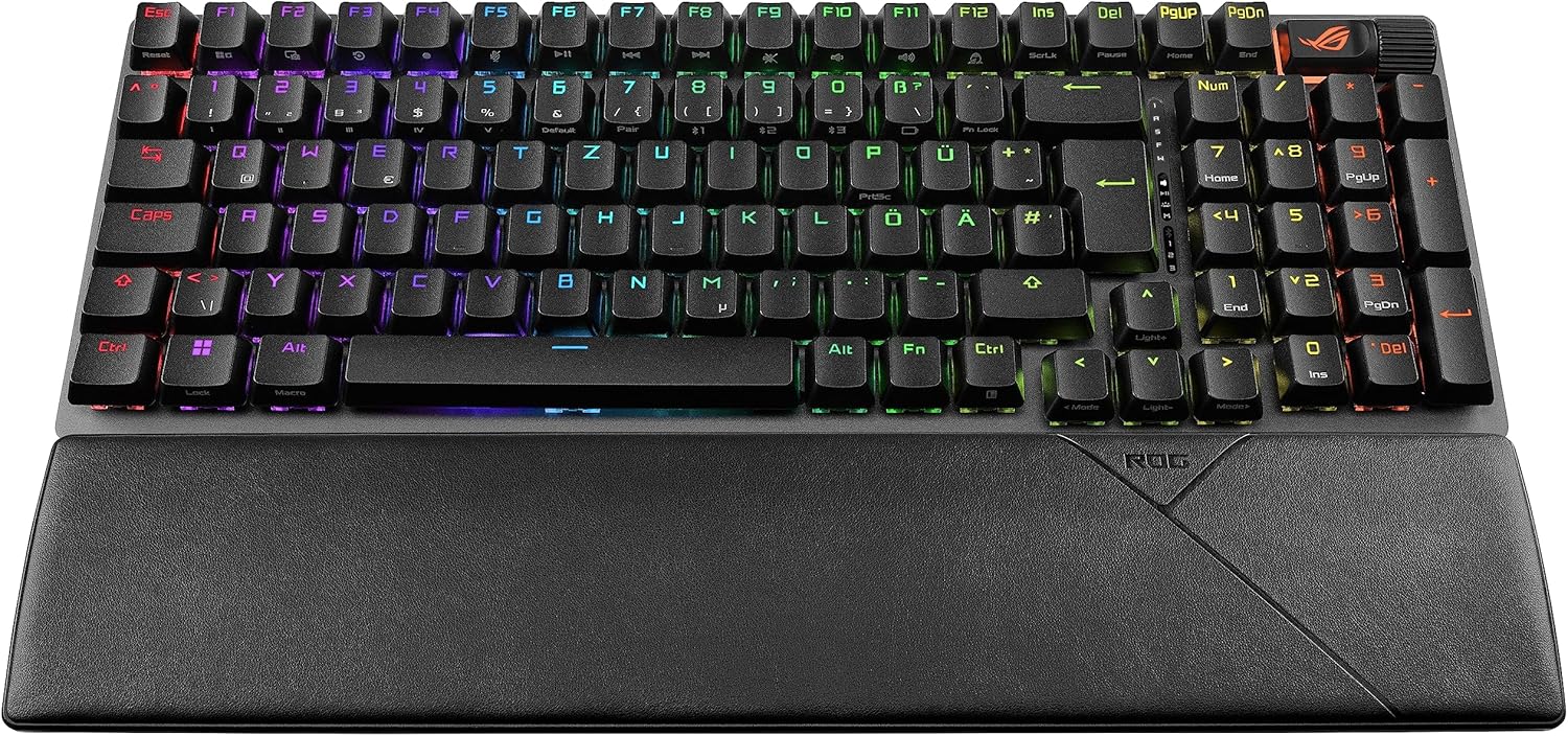 ASUS ROG Strix Scope II 96 Wireless Mechanical Gaming Keyboard (ROG NX Switches, Palm Rest, 4 GHz, B - AHW Store