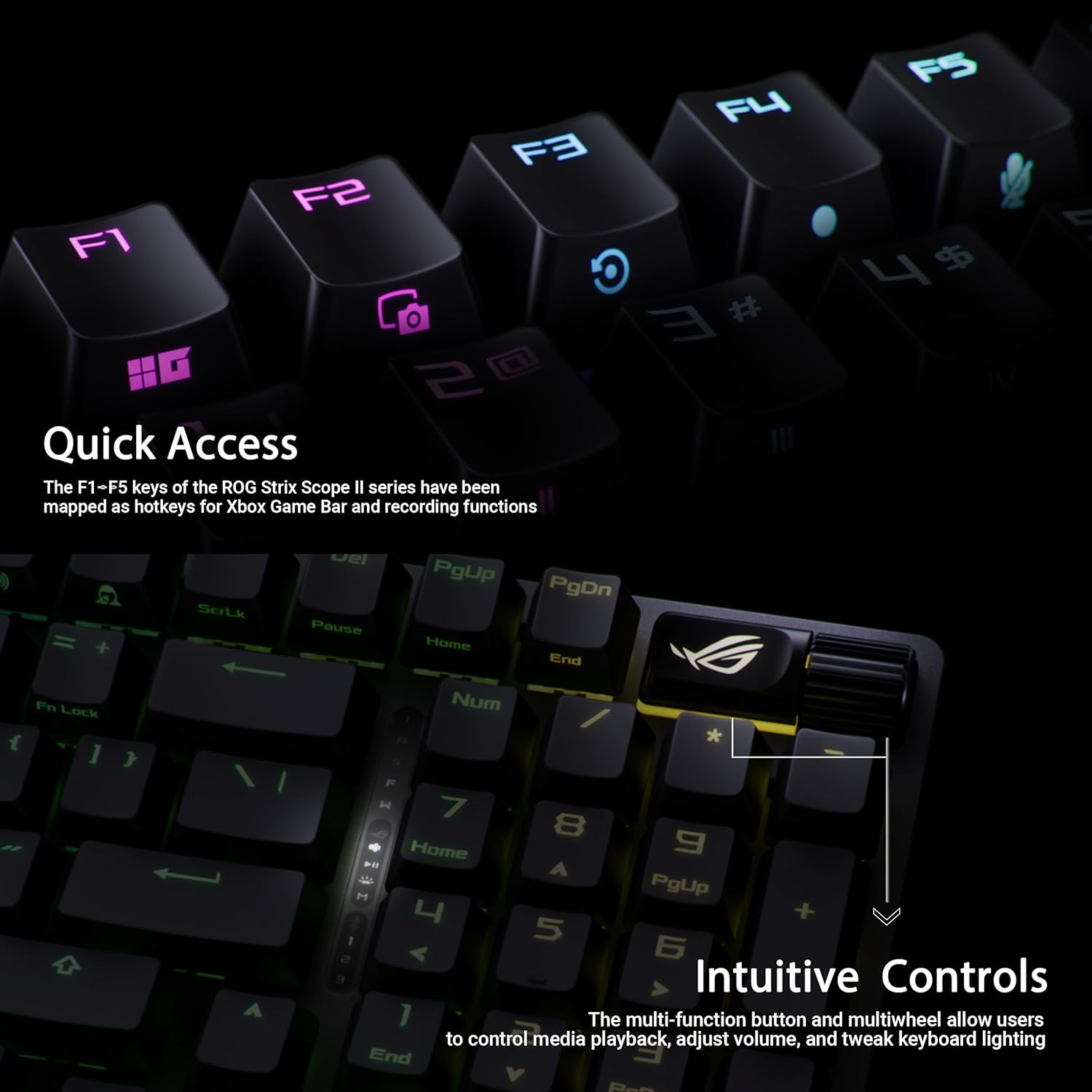 ASUS ROG Strix Scope II 96 Wireless Mechanical Gaming Keyboard (ROG NX Switches, Palm Rest, 4 GHz, B - AHW Store