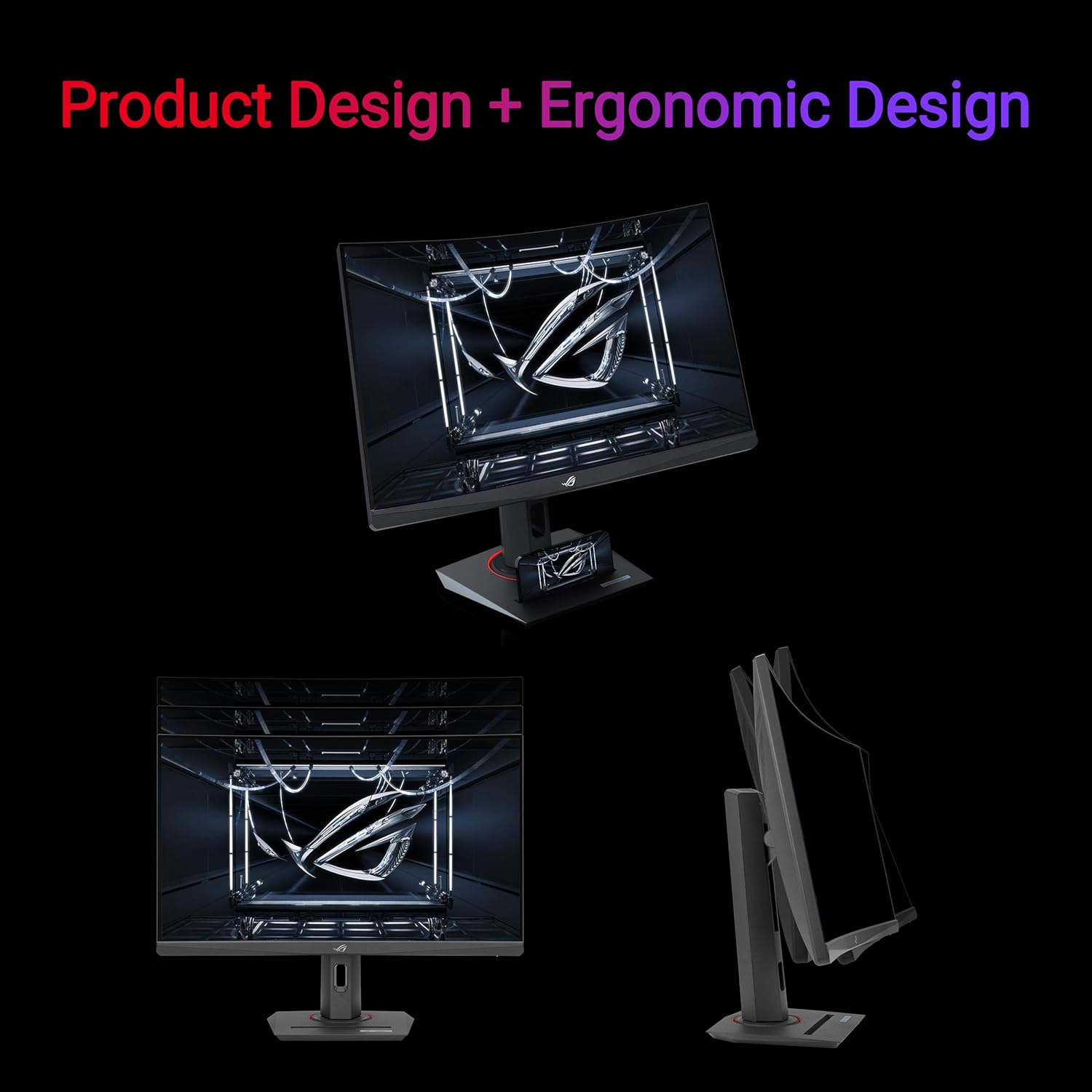 ASUS ROG Strix XG27WCS Curved Gaming Monitor 27 Inch VA 2K 180Hz 1ms Black - AHW Store