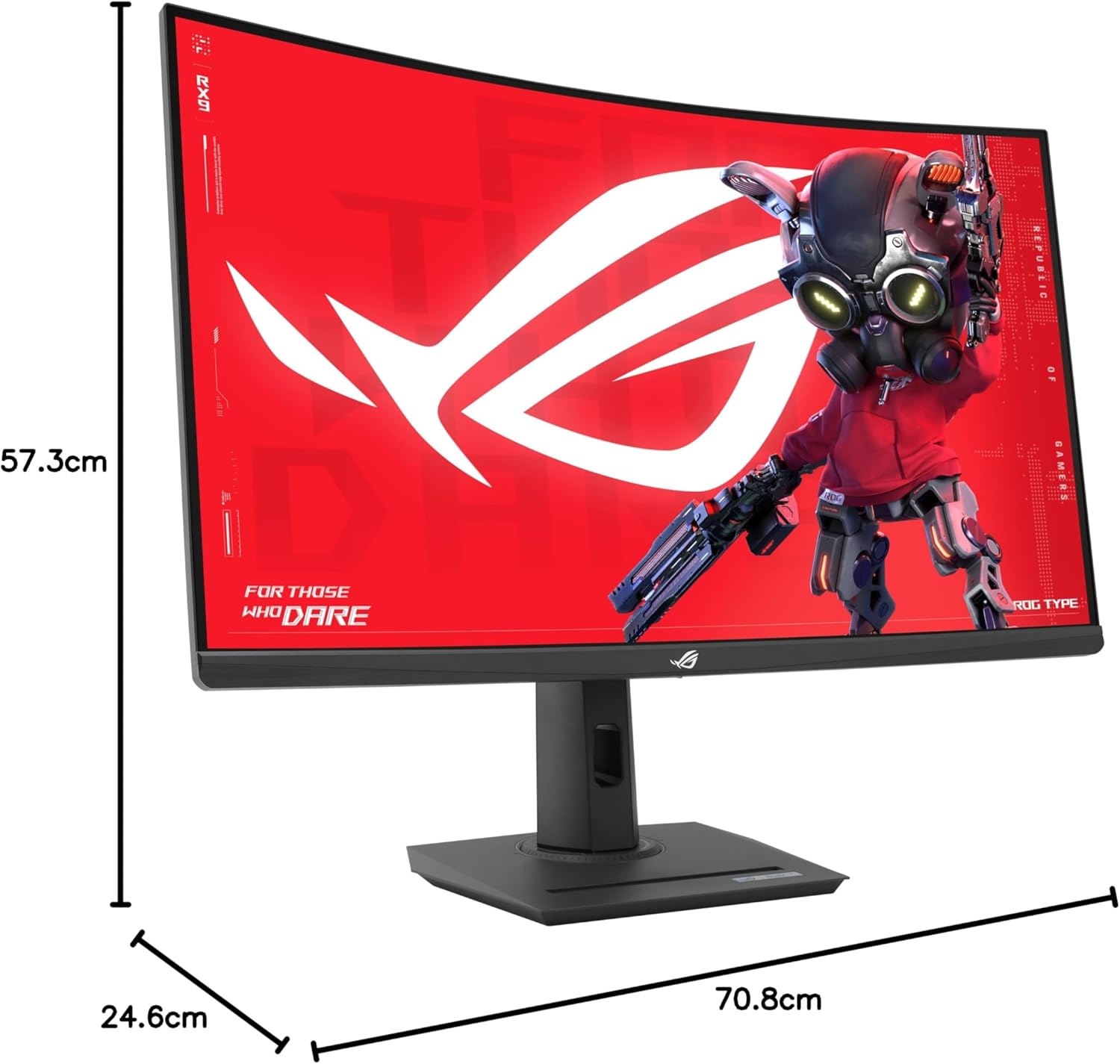 ASUS ROG Strix XG32WCMS Curved Gaming Monitor 32 Inch VA 2K 280Hz 1ms Black - AHW Store