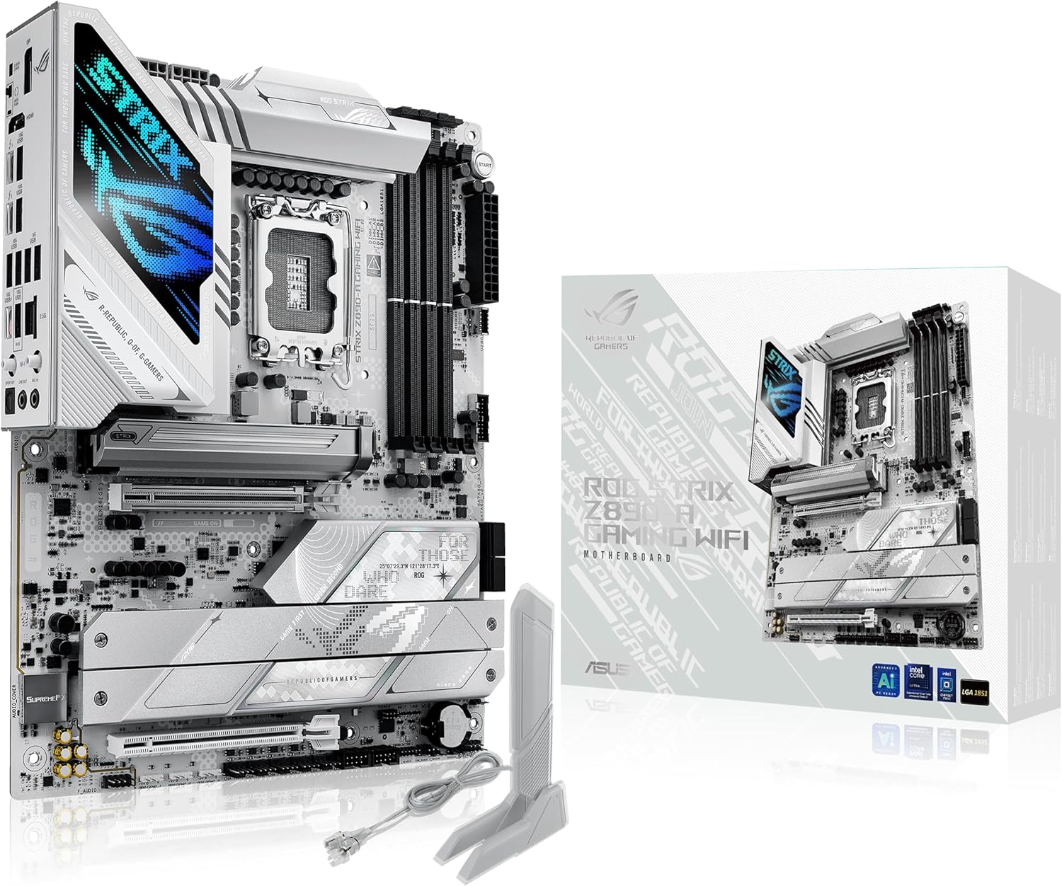 ASUS ROG Strix Z890 - A Gaming WiFi Motherboard Socket Intel LGA 1851 (ATX, Advanced AI, DDR5, WiFi 7, - AHW Store