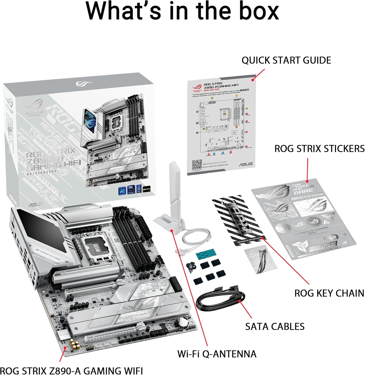ASUS ROG Strix Z890 - A Gaming WiFi Motherboard Socket Intel LGA 1851 (ATX, Advanced AI, DDR5, WiFi 7, - AHW Store