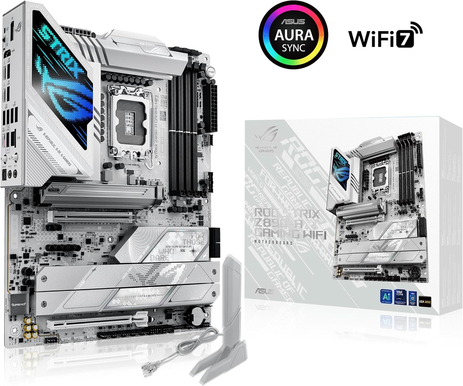 ASUS ROG Strix Z890 - A Gaming WiFi Motherboard Socket Intel LGA 1851 (ATX, Advanced AI, DDR5, WiFi 7, - AHW Store