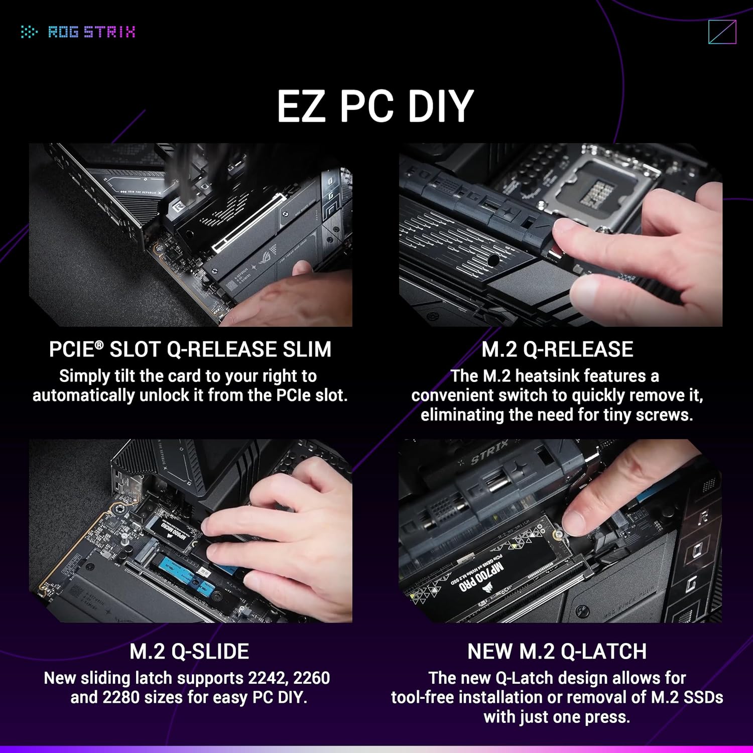 ASUS ROG Strix Z890 - E Gaming WiFi, Intel ATX Motherboard, 18+1+2+2 Alimenration Stages, DDR5 Slot, P - AHW Store