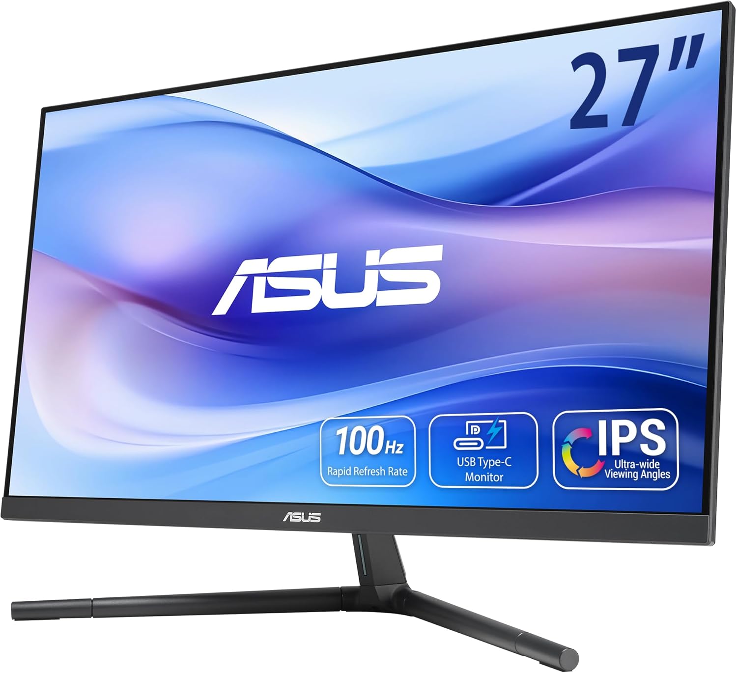 ASUS VU249CFE - B Gaming Monitor 24 Inch IPS FHD 100Hz 1ms Black - AHW Store