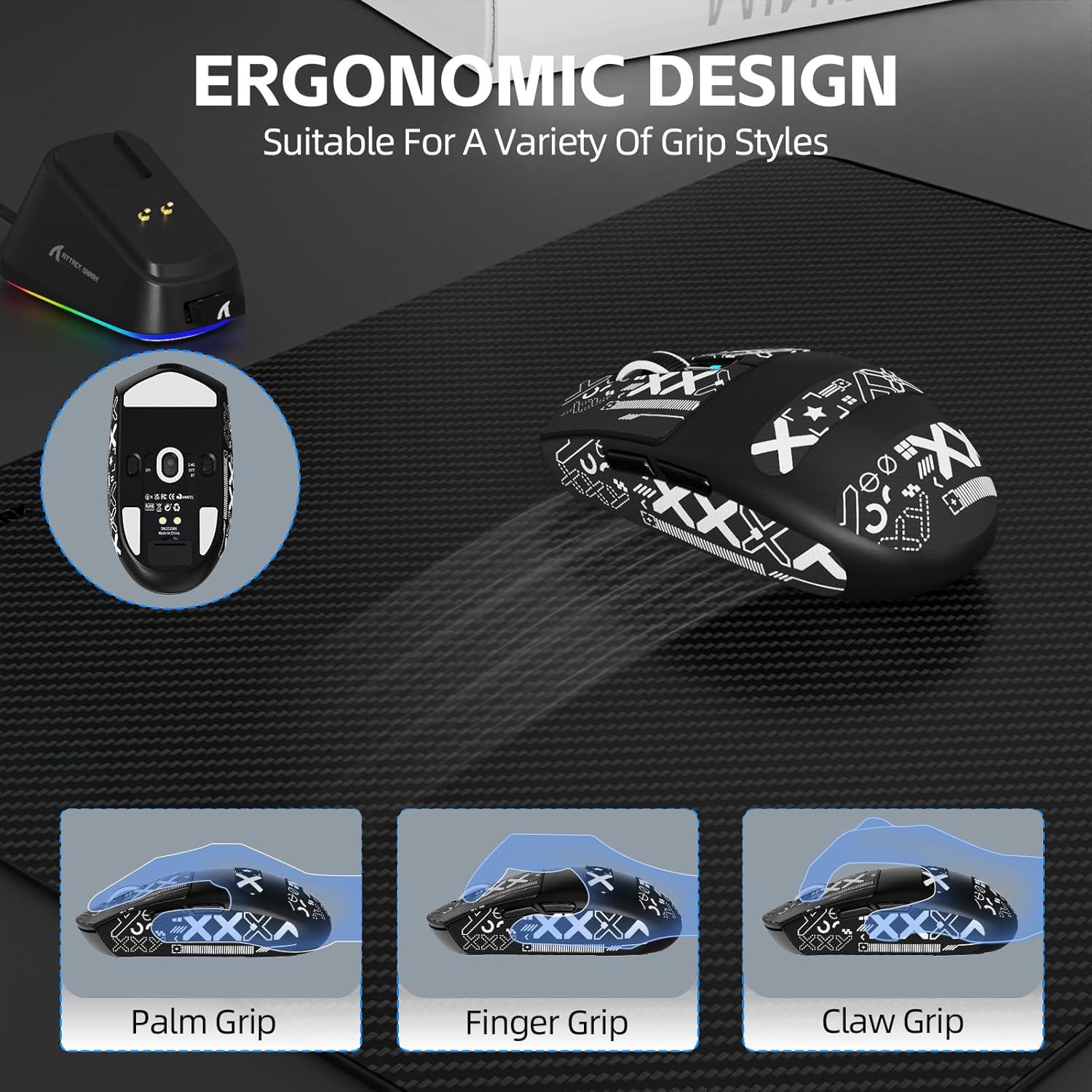 ATTACK SHARK G3PRO Wireless Gaming Mouse - AHW Store
