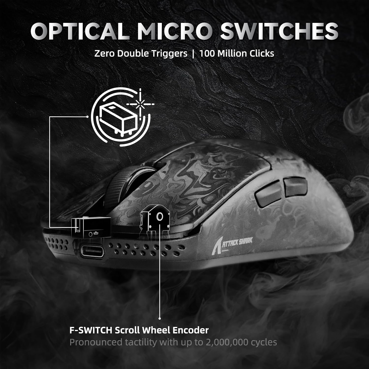 ATTACK SHARK R11 Ultra Lightweight Gaming Mouse - AHW Store