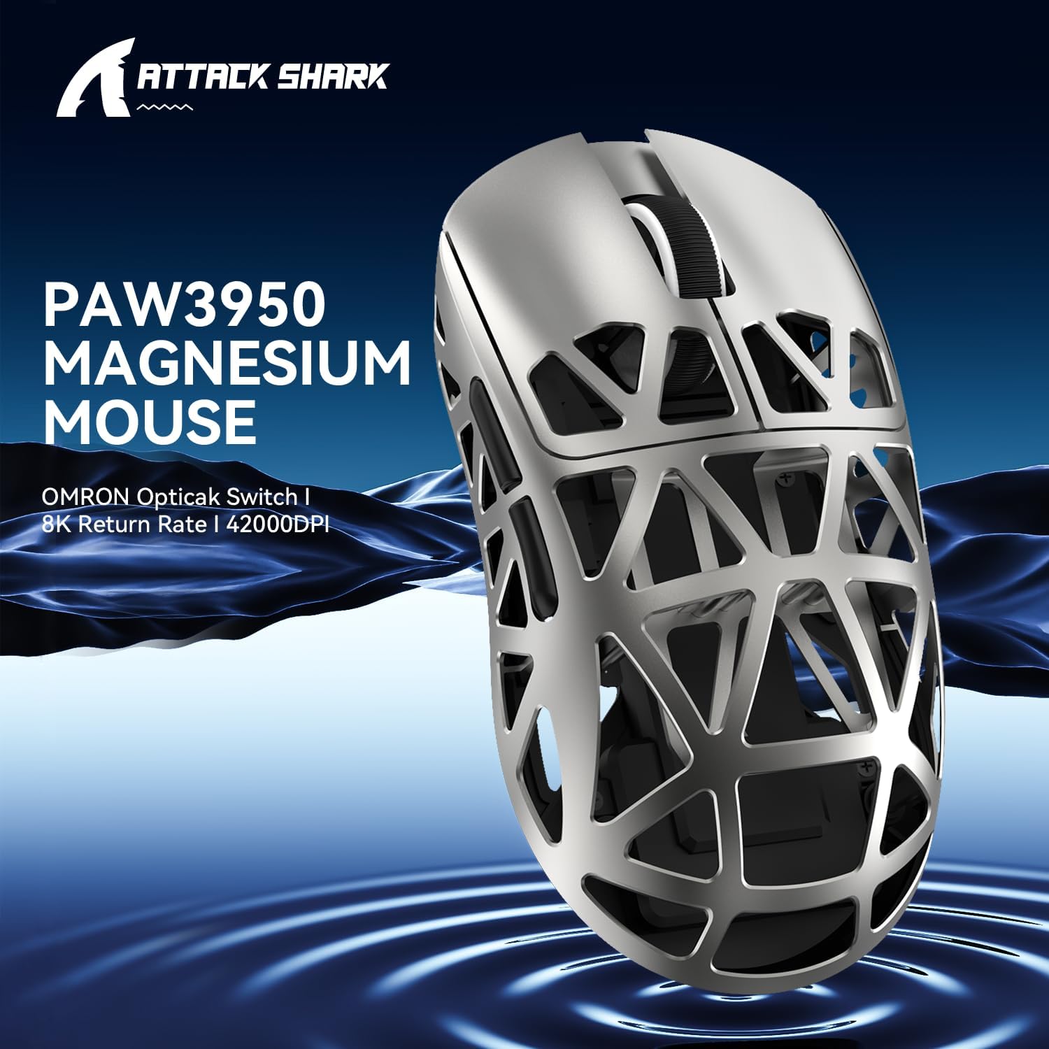ATTACK SHARK R2 Magnesium Alloy Gaming Mouse - AHW Store