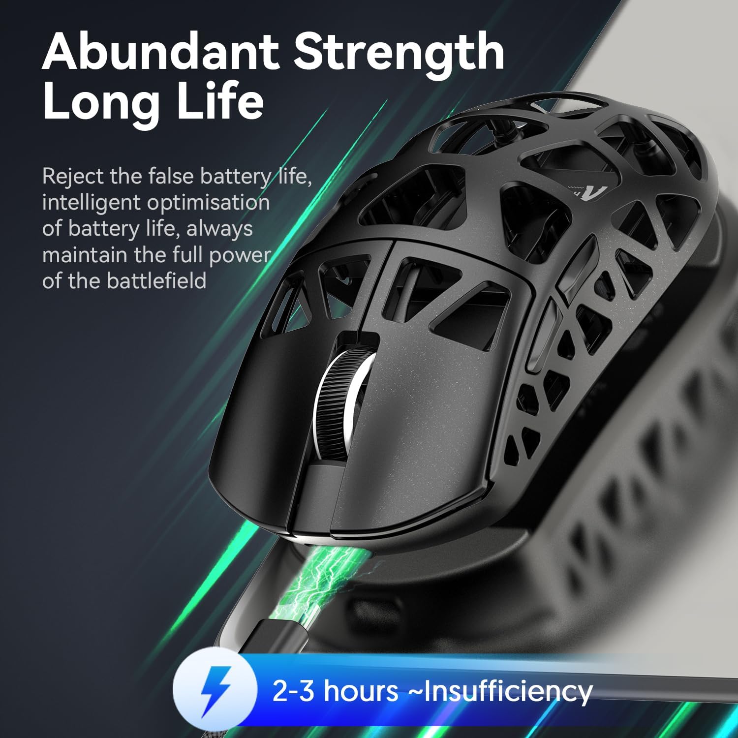 ATTACK SHARK R3 Magnesium Wireless Gaming Mouse 46g 26000 DPI 8000Hz - Black - AHW Store