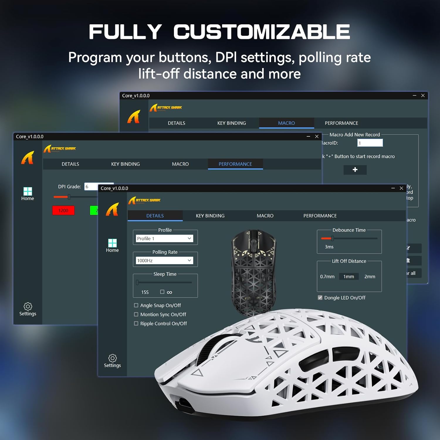 ATTACK SHARK R5Ultra 8K Carbon Fiber Wireless Gaming Mouse with 42,000 DPI - PAW3950 MAX Sensor - 39g - AHW Store