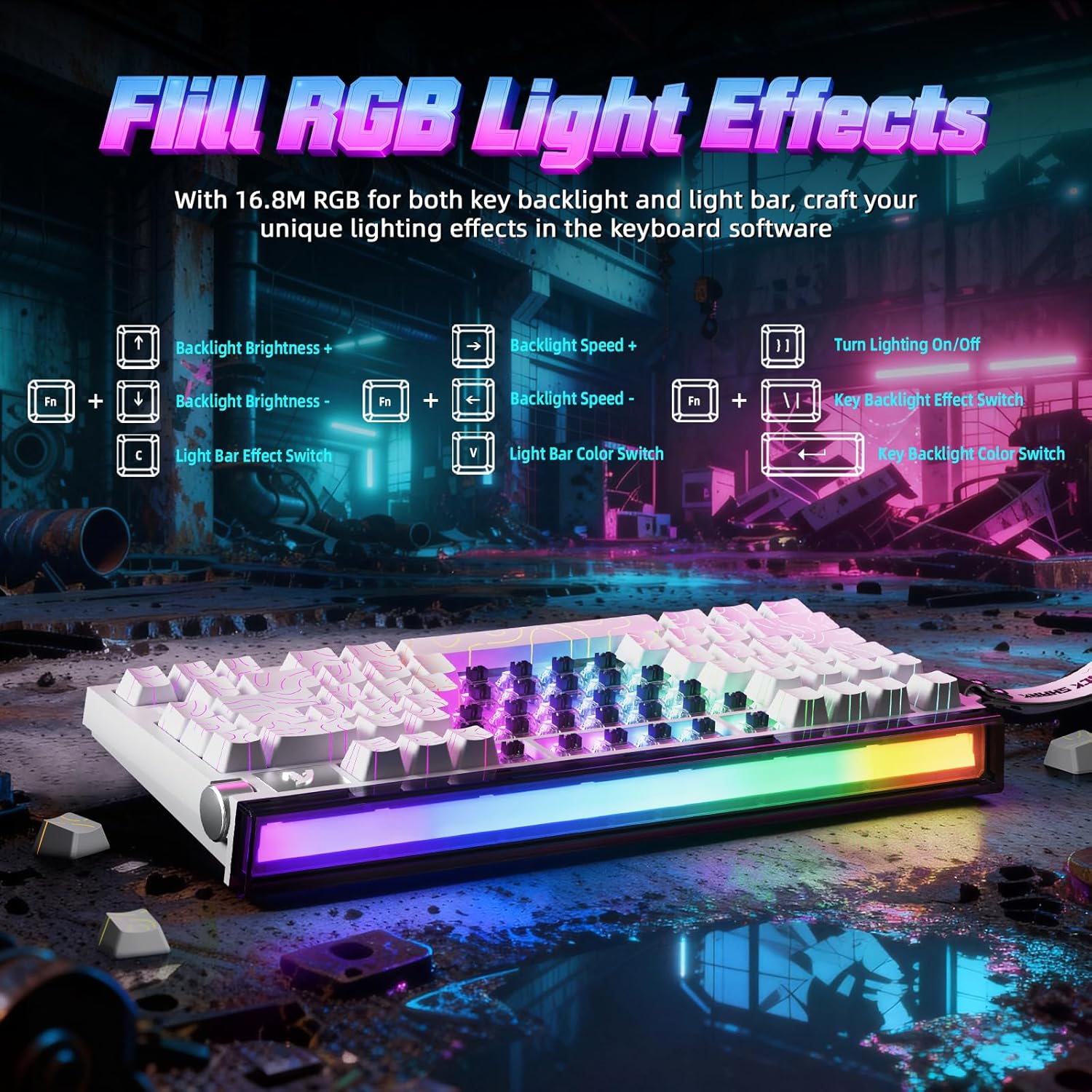 ATTACK SHARK R85 HE Wired 75% RGB Keyboard - AHW Store