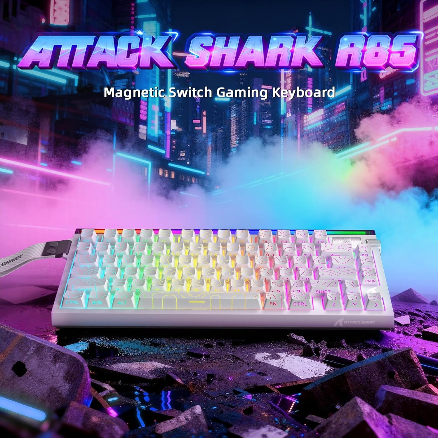 ATTACK SHARK R85 HE Wired 75% RGB Keyboard - AHW Store